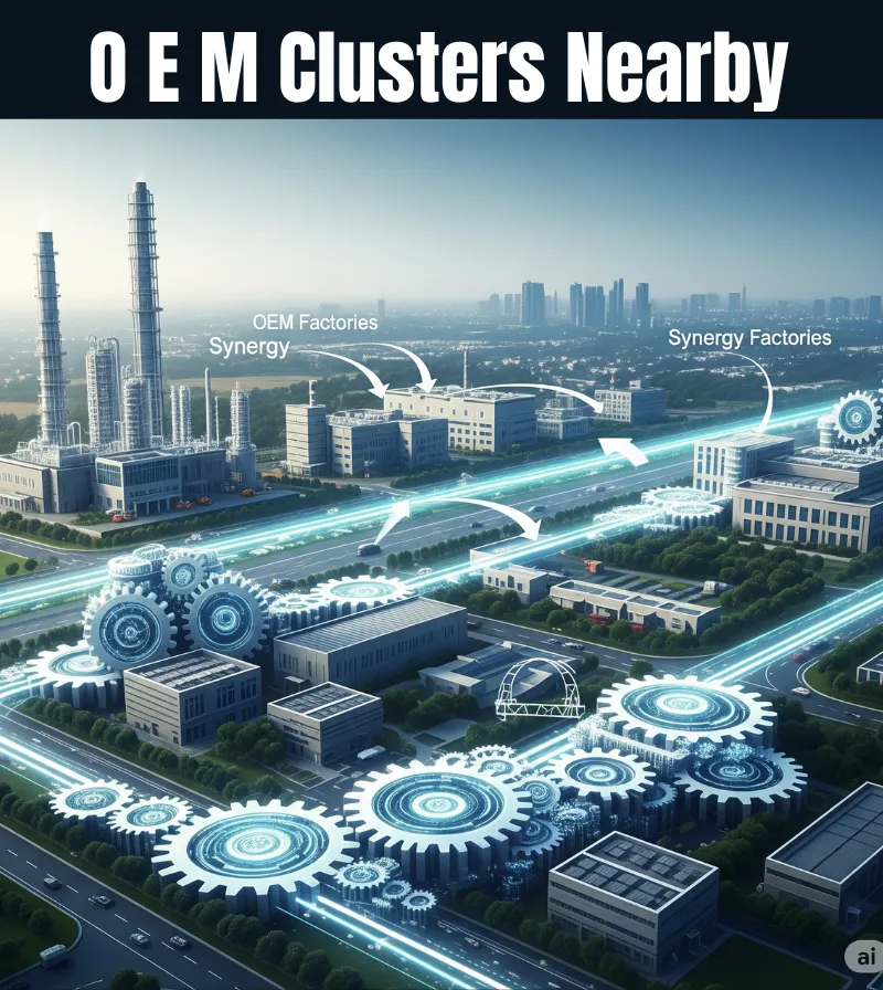 OEM Clusters Nearby in IMT Manesar