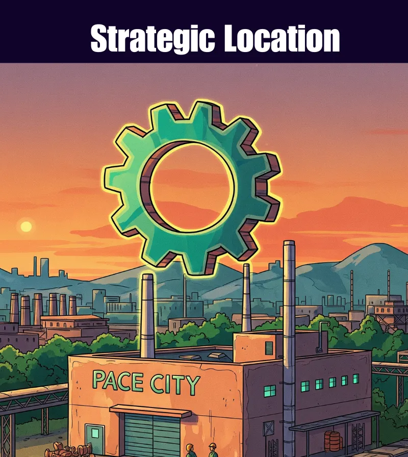 Strategic Location in Pace City