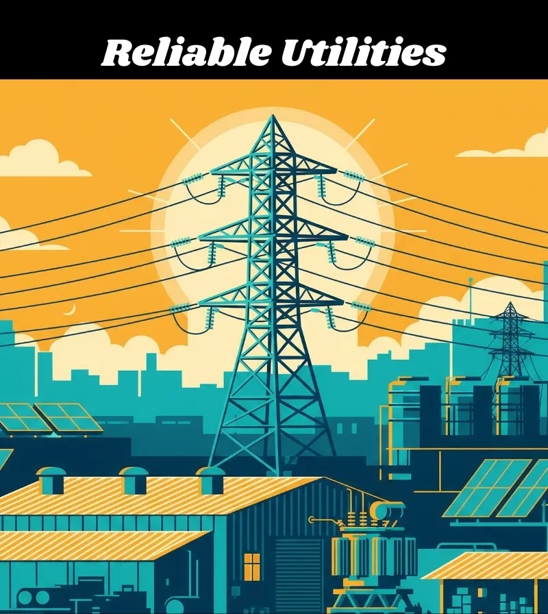 Reliable Utilities in Pace City