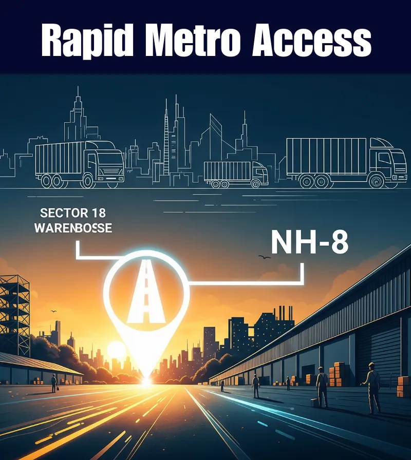 Rapid Metro Access in Sector18
