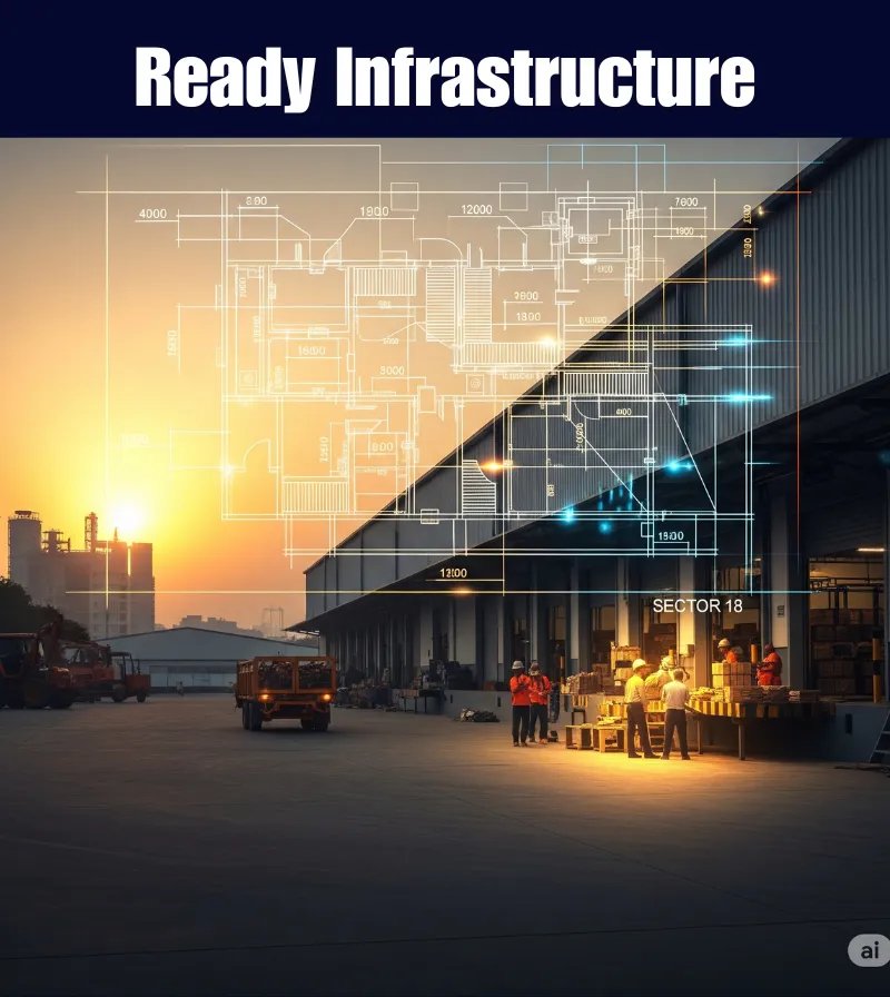 Ready Infrastructure in Sector18