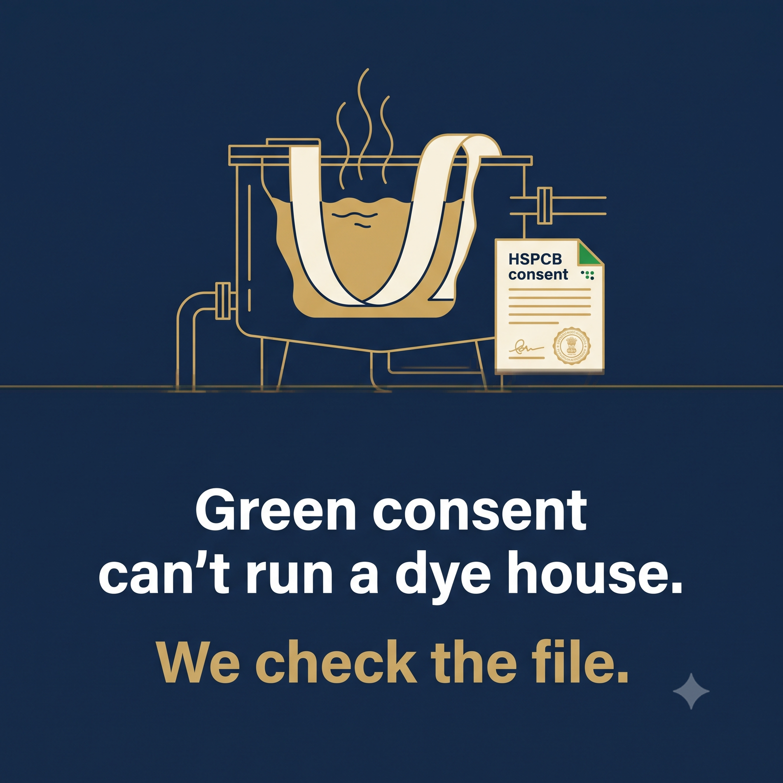 Green consent can't run a dye house — we check the file