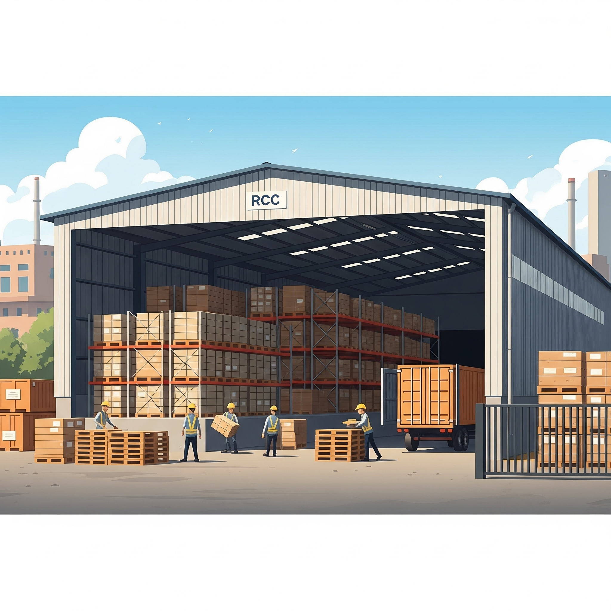 Heavy-Duty RCC Warehousing