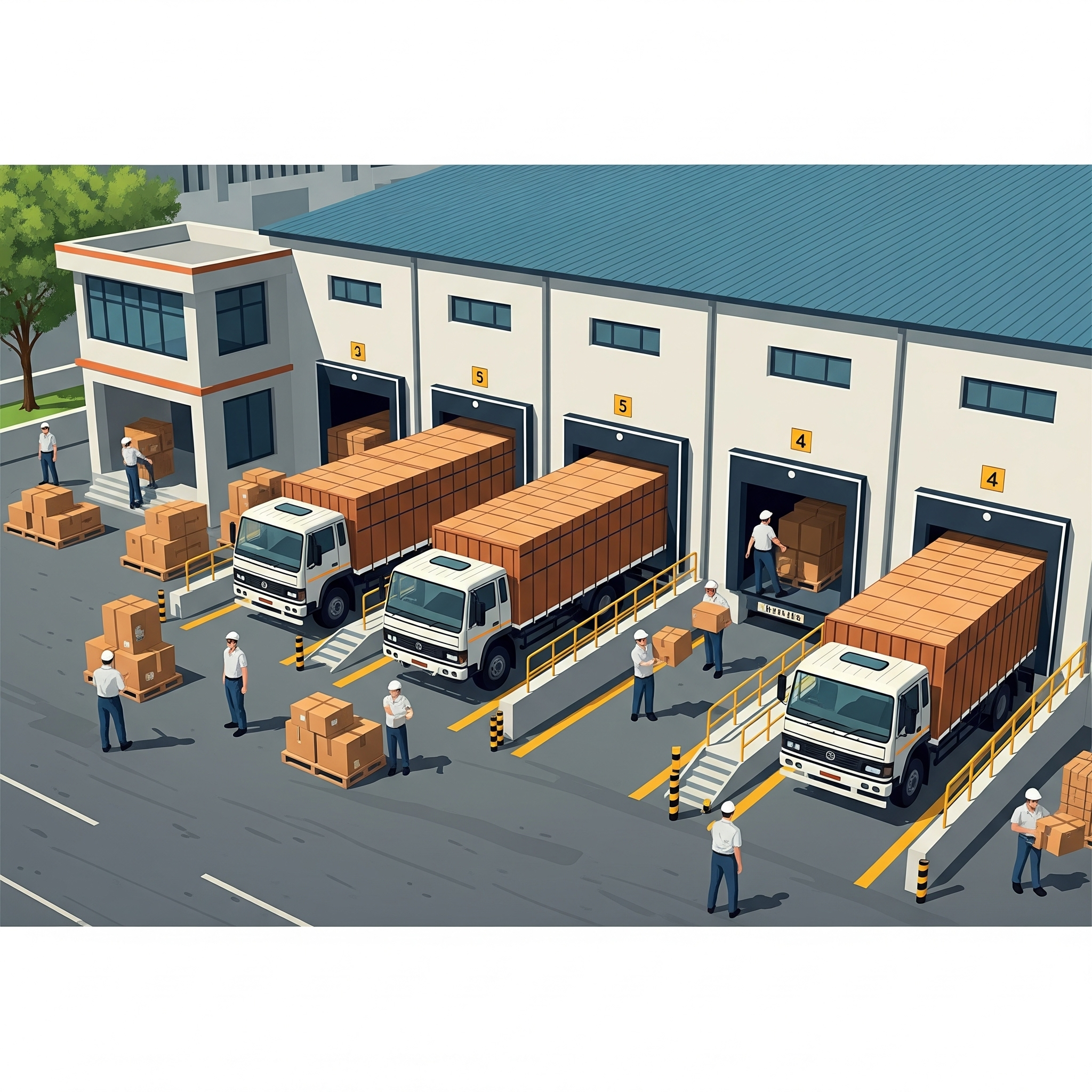 Multi-Bay Docking Infrastructure
