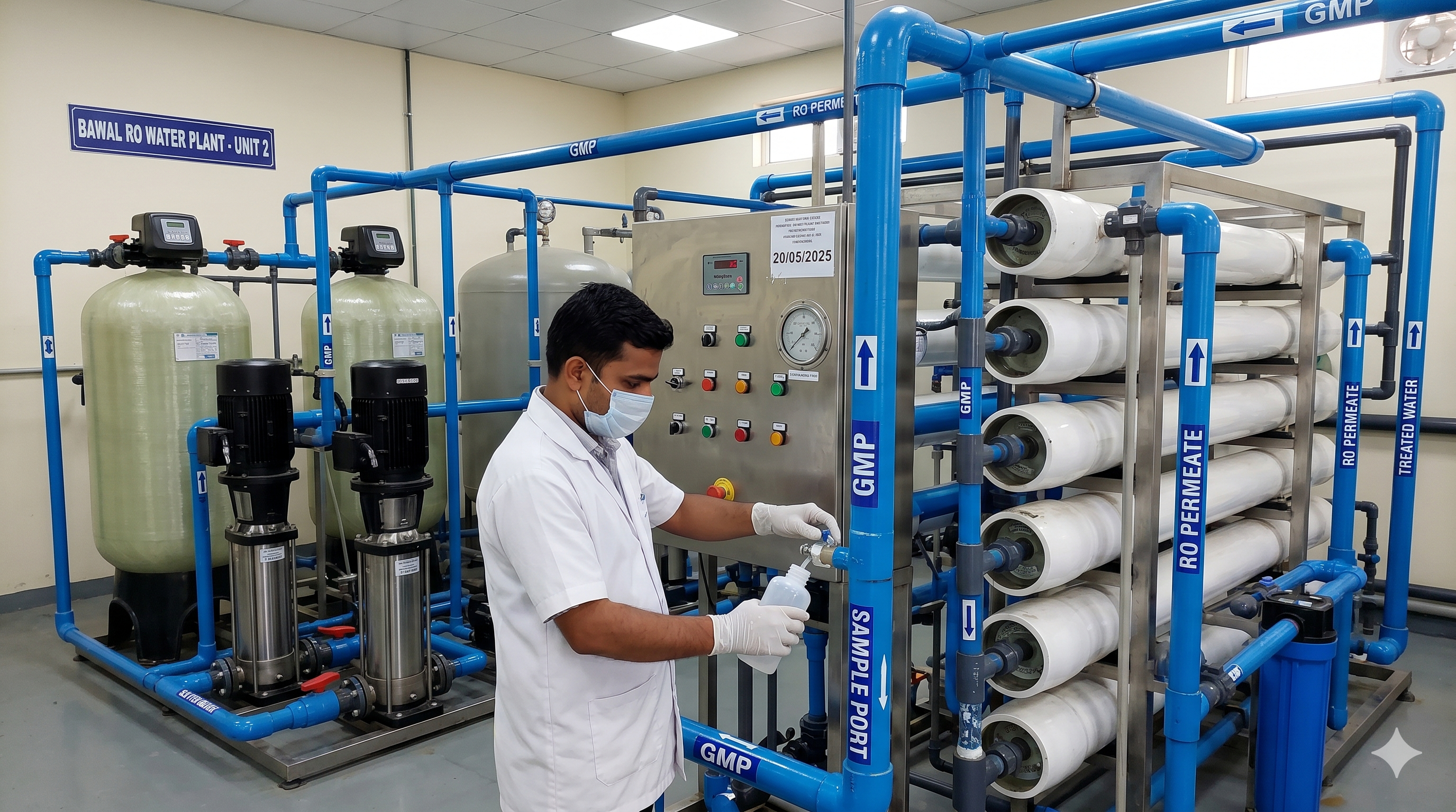 RO/DI Water Plant Room