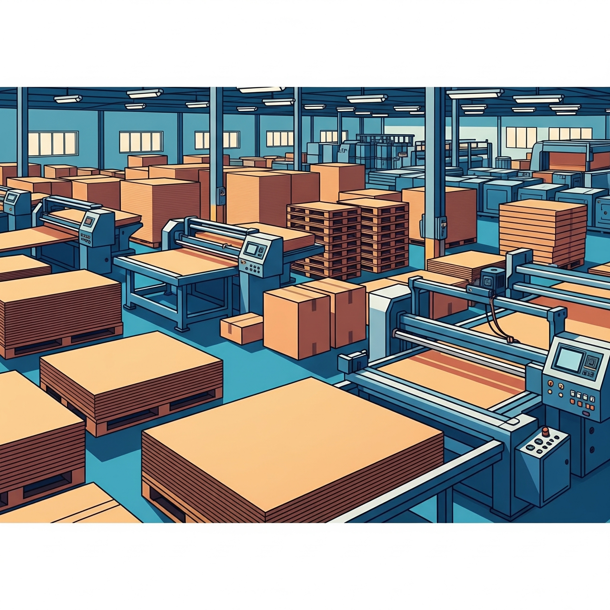 Corrugated Processing Zone