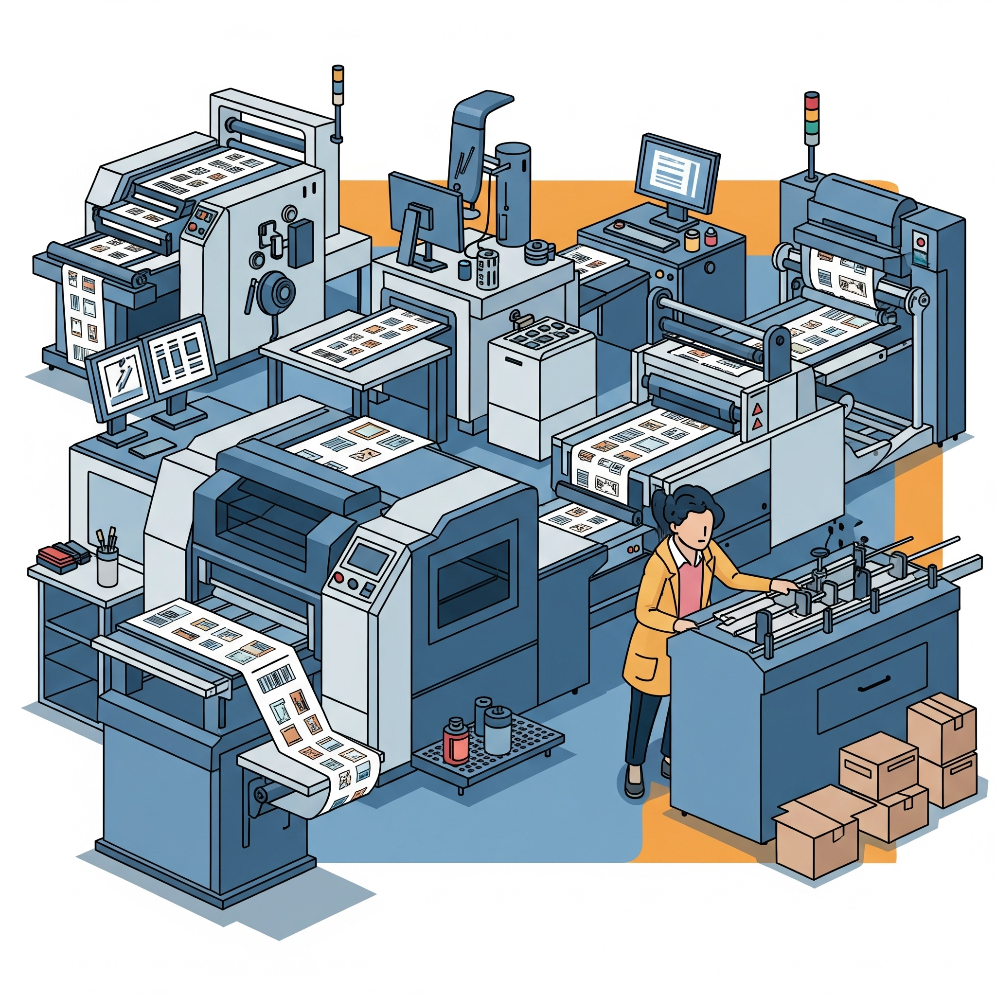 Flexographic Printing Floor