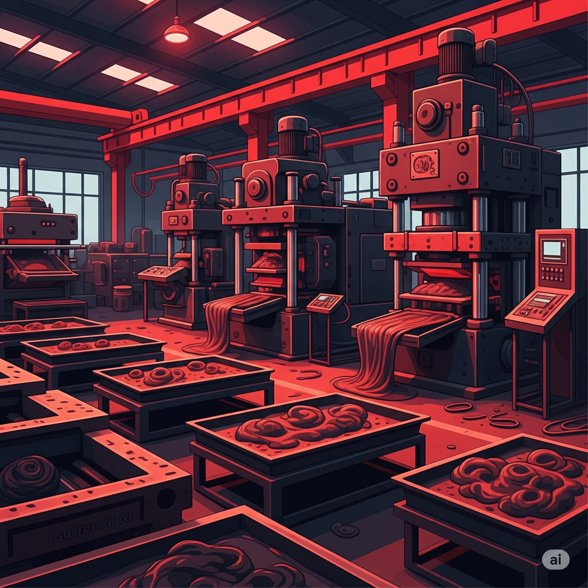 High-Heat Vulcanization Zone