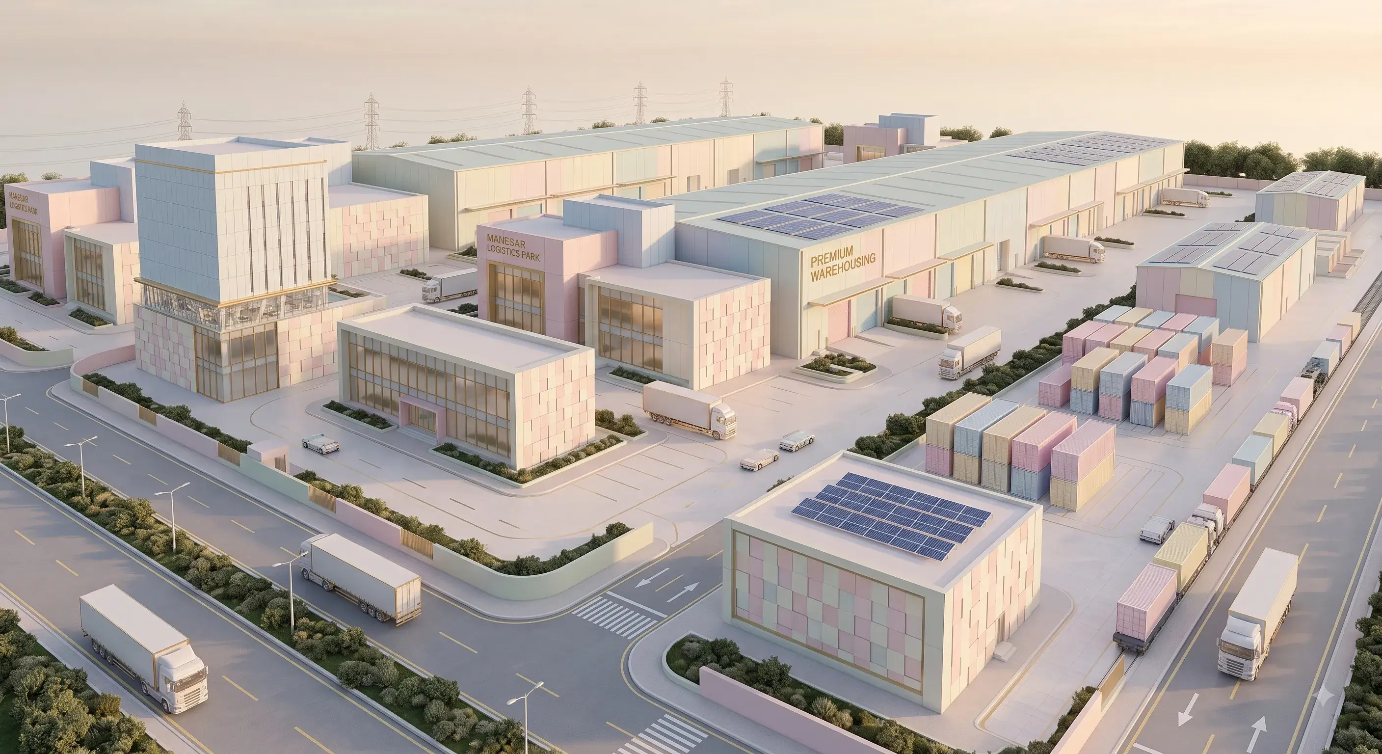 Sector 18 — oldest Gurgaon industrial belt, small-format city-first distribution