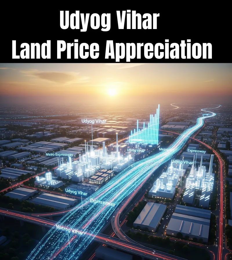 UdyogViharLandPriceAppreciation