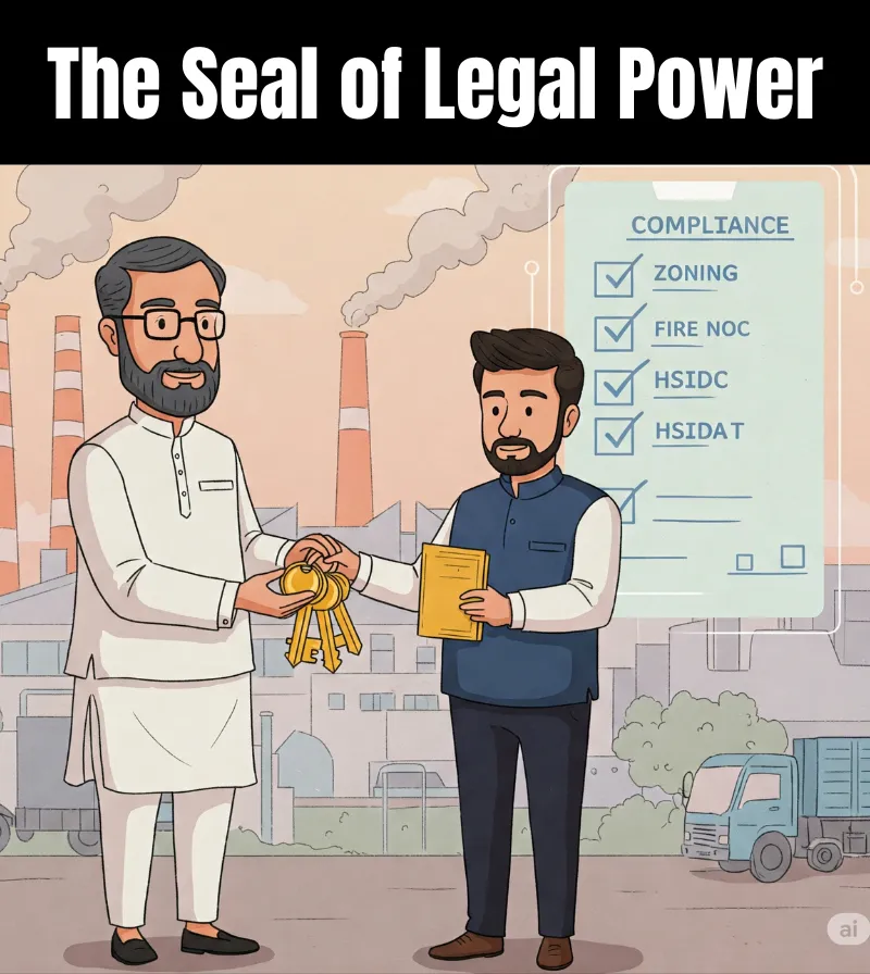 The Seal of Legal Power in Udyog Vihar