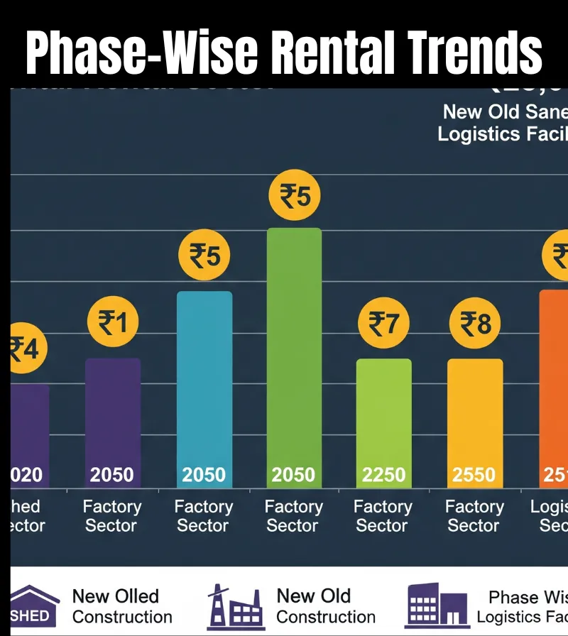 Phase-Wise Rental Trends in Udyog Vihar